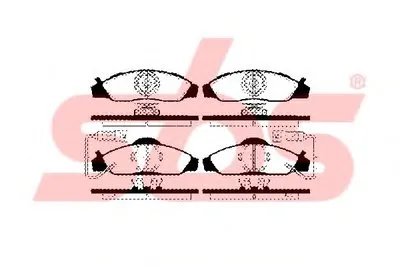 Комплект тормозных колодок, дисковый тормоз sbs купить