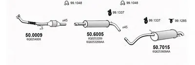 Система выпуска ОГ ASSO купить