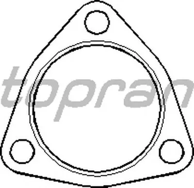 Прокладка, труба выхлопного газа TOPRAN купить