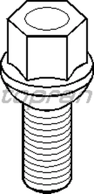 Болт крепления колеса TOPRAN купить
