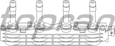 Катушка зажигания TOPRAN купить