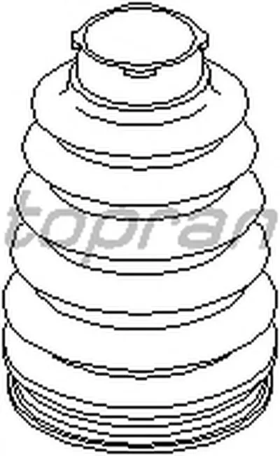 Пыльник, приводной вал TOPRAN купить