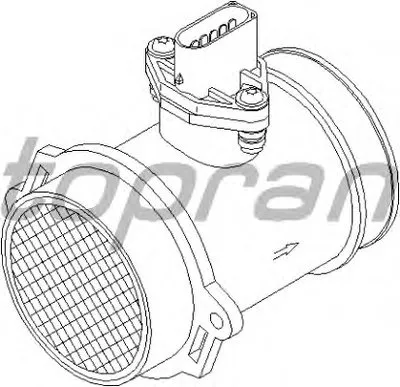 Расходомер воздуха TOPRAN купить
