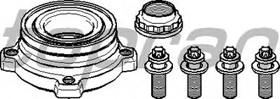 Комплект подшипника ступицы колеса TOPRAN купить