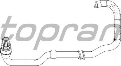 Шланг радиатора TOPRAN купить