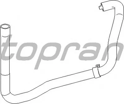 Шланг радиатора TOPRAN купить