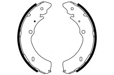 Комплект тормозных колодок; Комплект тормозных колодок, стояночная тормозная система E.T.F. купить