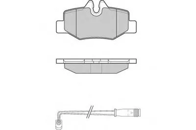 Комплект тормозных колодок, дисковый тормоз E.T.F. купить