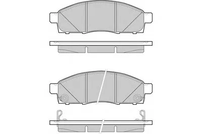 Комплект тормозных колодок, дисковый тормоз E.T.F. купить