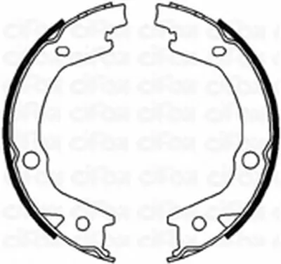 Комплект тормозных колодок, стояночная тормозная система CIFAM купить