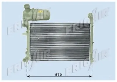 Радиатор, охлаждение двигателя FRIGAIR купить