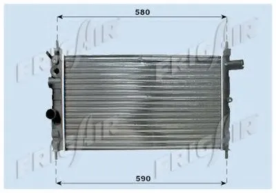 Радиатор, охлаждение двигателя FRIGAIR купить