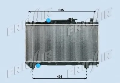 Радиатор, охлаждение двигателя FRIGAIR купить