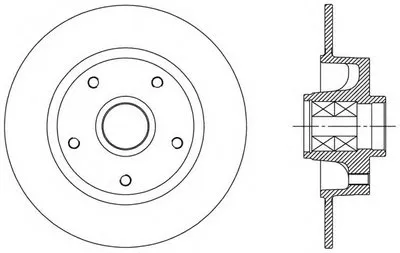 Тормозной диск ADAPTIVE OPEN PARTS купить