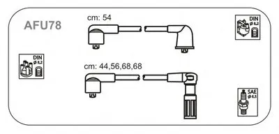 Комплект проводов зажигания JANMOR купить