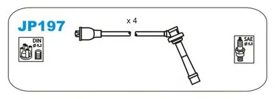 Комплект проводов зажигания JANMOR купить