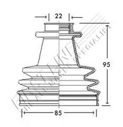 Пыльник, приводной вал FIRST LINE купить