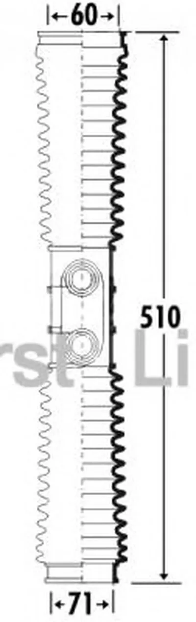 Пыльник, рулевое управление FIRST LINE купить