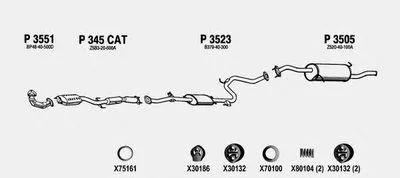 Система выпуска ОГ FENNO купить