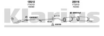 Система выпуска ОГ KLARIUS купить