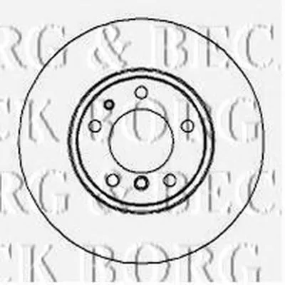 Тормозной диск BORG & BECK купить