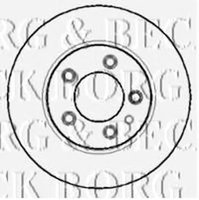Тормозной диск BORG & BECK купить