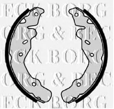 Комплект тормозных колодок BORG & BECK купить