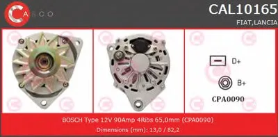 Генератор REMANUFACTURED SERIES CASCO купить