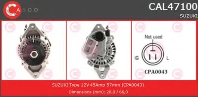 Генератор BRAND NEW SERIES CASCO купить