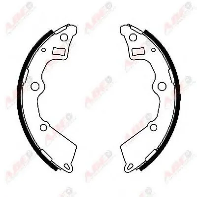 Комплект тормозных колодок ABE купить