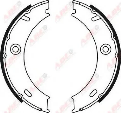 Комплект тормозных колодок, стояночная тормозная система ABE купить