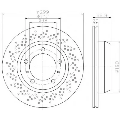 Тормозной диск PRO HELLA PAGID купить