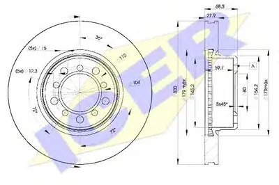 Тормозной диск ICER купить