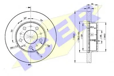 Тормозной диск ICER купить