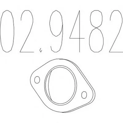 Прокладка, труба выхлопного газа MTS купить