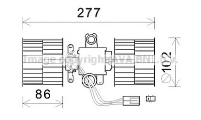 Электродвигатель, вентиляция салона AVA QUALITY COOLING купить