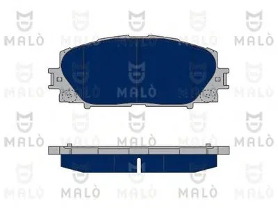 Комплект тормозных колодок, дисковый тормоз MALÒ купить