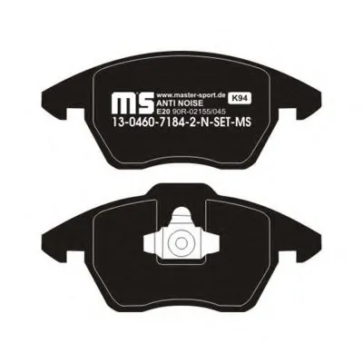 Комплект тормозных колодок, дисковый тормоз Anti-Noise MASTER-SPORT купить