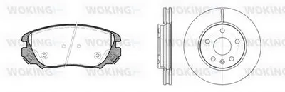 Комплект тормозов, дисковый тормозной механизм WOKING купить