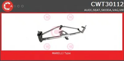 Система тяг и рычагов привода стеклоочистителя GENUINE SERIES CASCO купить