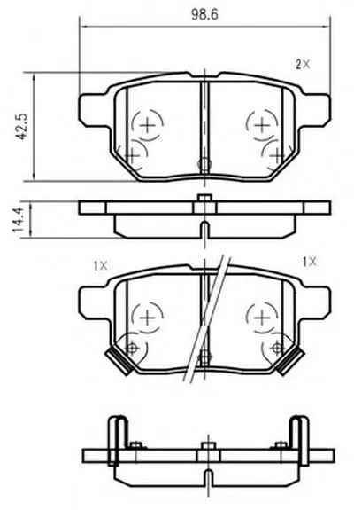 Комплект тормозных колодок, дисковый тормоз VEMA купить