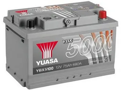 Стартерная аккумуляторная батарея YBX5000 Silver High Performance SMF Batteries YUASA купить