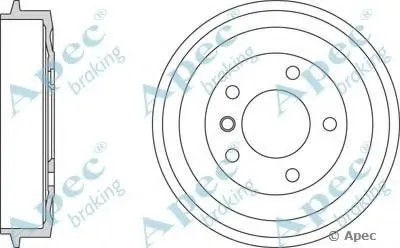 Тормозной барабан APEC braking купить