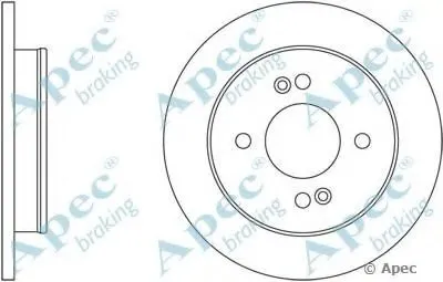 Тормозной диск APEC braking купить