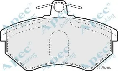 Комплект тормозных колодок, дисковый тормоз APEC braking купить