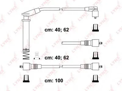 Комплект проводов зажигания LYNXauto купить
