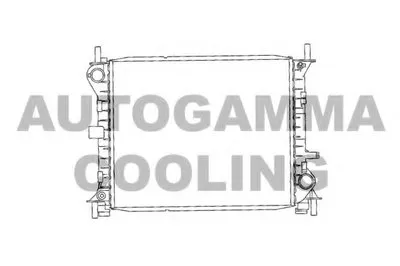 Радиатор, охлаждение двигателя AUTOGAMMA купить