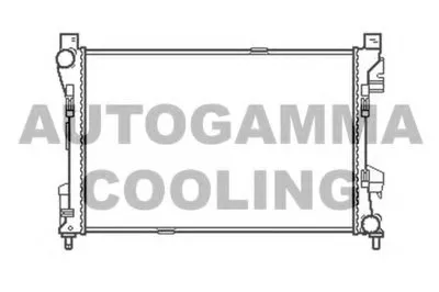 Радиатор, охлаждение двигателя AUTOGAMMA купить