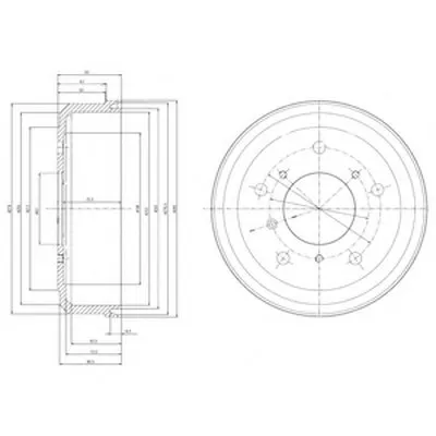 Тормозной барабан DELPHI купить