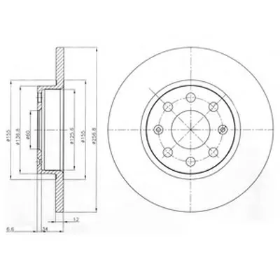 Тормозной диск DELPHI купить